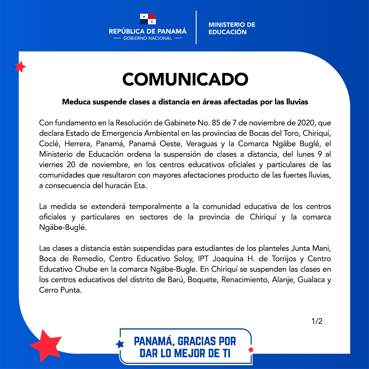 Comunicado 