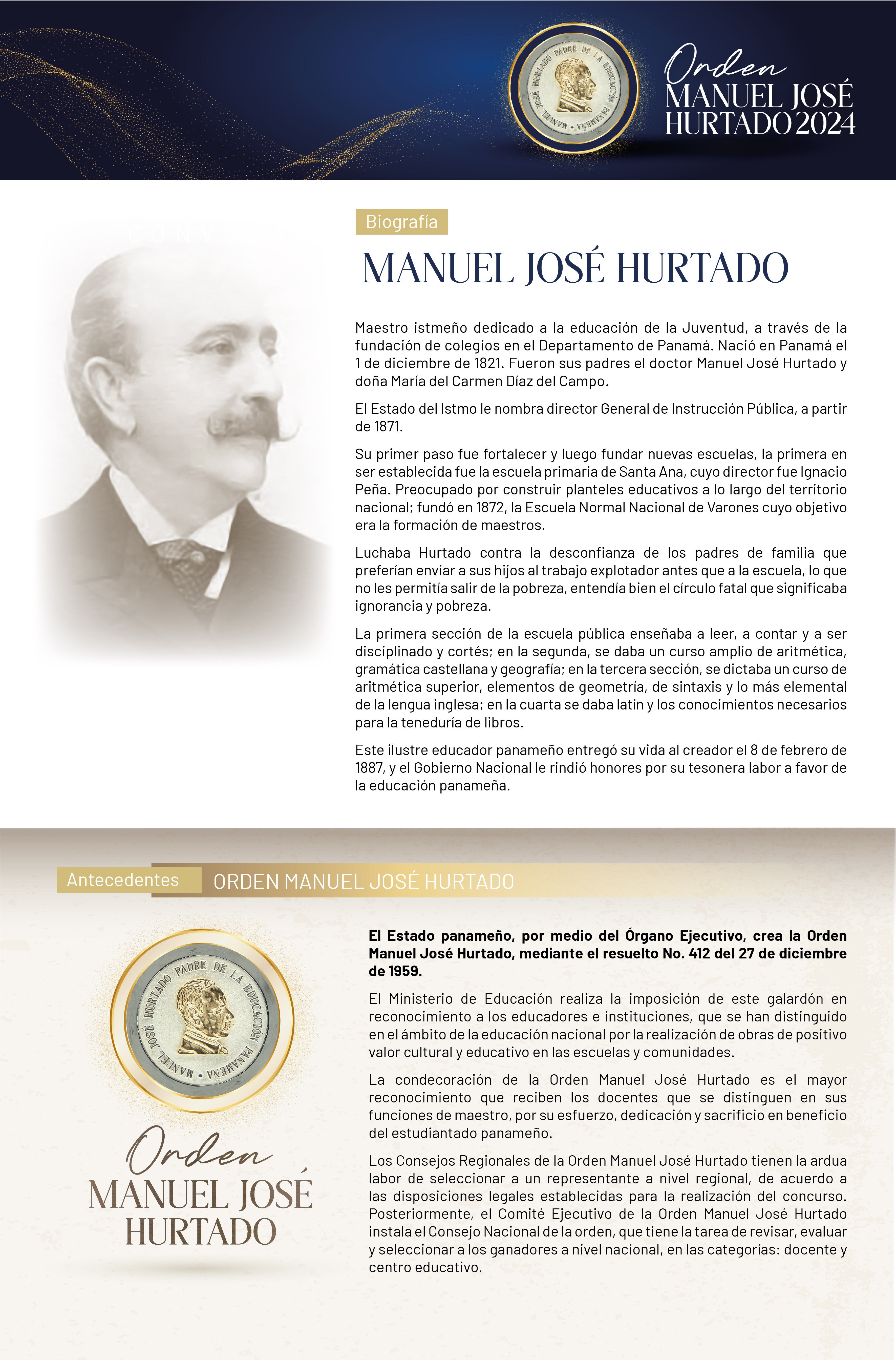 orden manuel josé hurtado