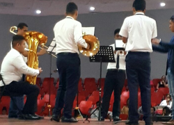 Músicos del Colegio hacen brillante presentación 