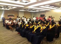 Graduandos de Media, promoción 2017, del programa de Tecno Edúcame en el Municipio de Panamá