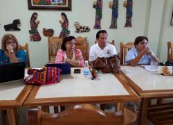 Docentes en el Taller Pedagógico de Aula Mentor