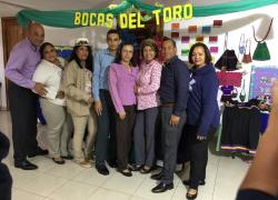 Grupo de trabajo con la Supervisora y Coordinadora de Jóvenes y Adultos de la Región de Bocas del Toro, Profesora Eira Acosta