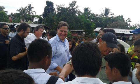 Presidente Varela anuncia nuevos proyectos para centros educativos en Changuinola.