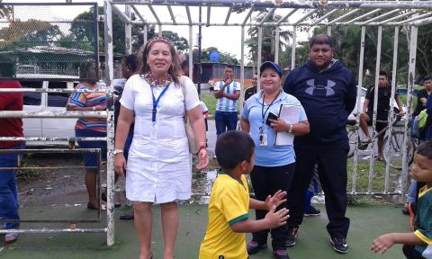  fútbol se toma los jardines de infancia