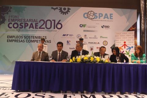 MEDUCA participa del II Foro Empresarial COSPAE 2016.