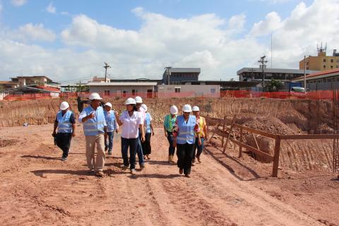 Vice Ministra realiza visita de campo en la nueva escuela de La Chorrera