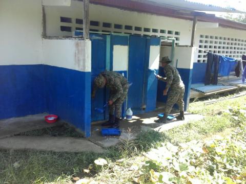 Inicio de Jornada de mantenimiento en Bocas del Toro.