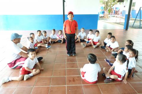 Jardín de la Infancia, en Herrera, conmemora el Día del Estudiante