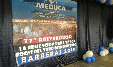 Meduca Bocas del Toro celebra 77 años y reconoce aporte docente