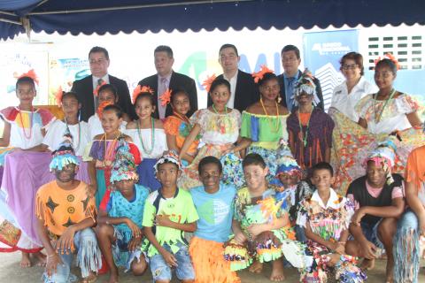 Banco Nacional entrega mejoras a escuela de El Naranjal