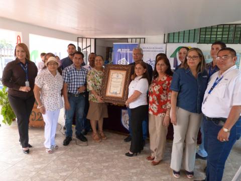 Banconal entrega obras de la escuela José D. Carrizo en Ocú