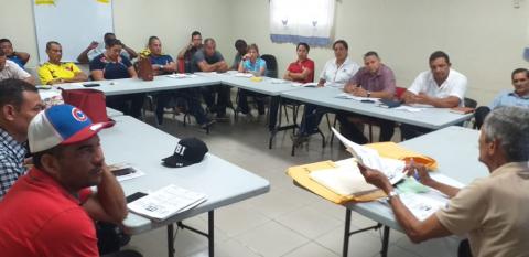 Reunión de coordinación de docentes de educadores fisicos nivel primario para la selección de representaciones deportivas de Los Santos. (JUDEN Y CODICADER)​