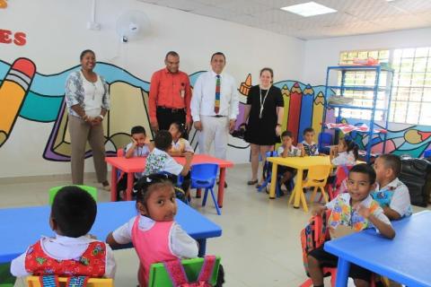 CEBG Unión de Azuero recibió nueva aula para preescolares