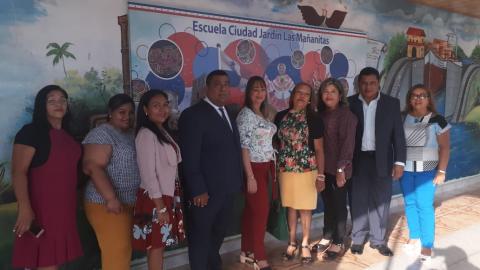 Subdirector Nacional de Asuntos Estudiantiles visita el Centro de Educación Básica General Ciudad Jardín Las Mañanitas