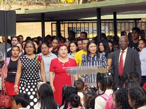 Director Nacional de Asuntos Estudiantiles visita escuela Omar Torrijos Herrera