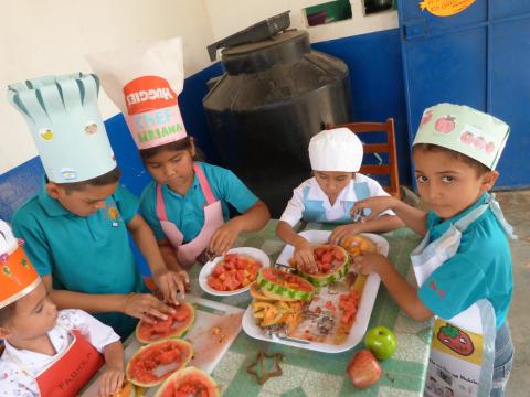 Coordinación de Nutrición desarrolló taller en Escuela El Ciruelito, en Pesé