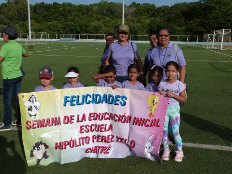 Niños herreranos celebraron sus mini Olimpiadas