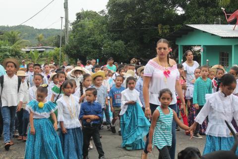 En Cañita, el CEBG Clímaco Delgado celebró los 500 años de fundación de Panamá La Vieja