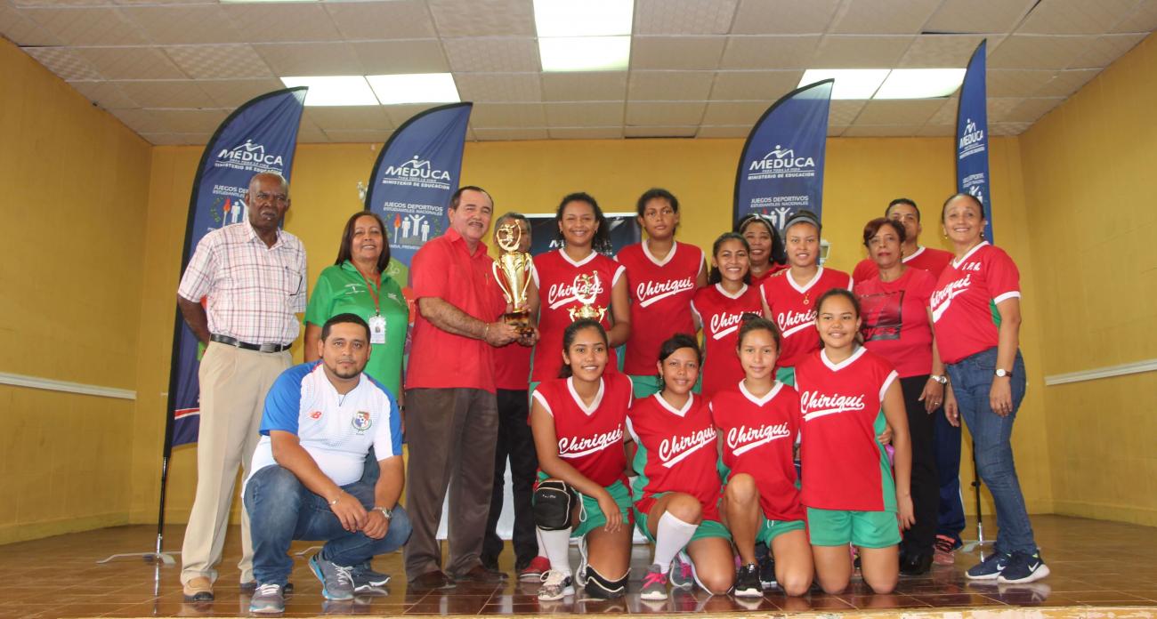 Chiriquí se corona campeón del Voleibol Femenino Nivel Media