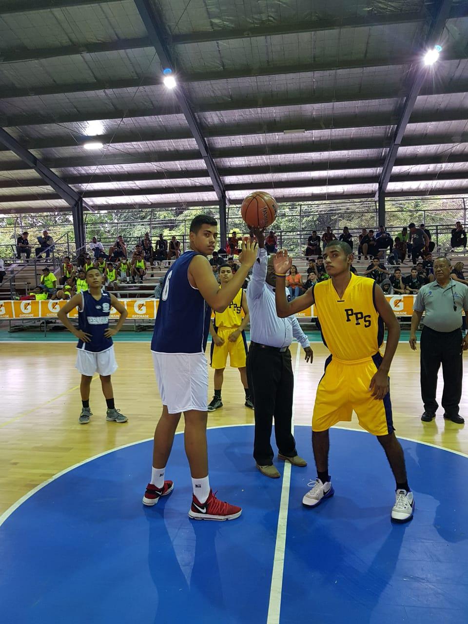 Inauguracion de los Juegos Deportivos Baloncesto Nivel Media