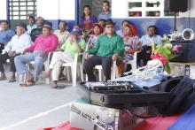 Escuela de la comarca Guna Yala recibe instrumentos musicales