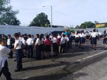 Escuelas de San Miguelito cumplen con el tiempo de desalojo en simulacro  