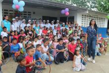 Entregan proyecto de robótica en escuela Superación Campesina