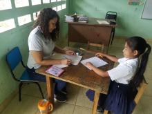 Especialistas de los gabinetes psicopedagógicos del Meduca visitan escuelas en zonas insulares de Bocas del Toro